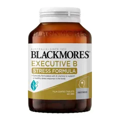 Blackmores Executive B Stress - Hỗ trợ chức năng hệ thần kinh giảm căng thẳng cải thiện chất lượng giấc ngủ chính hãng Úc