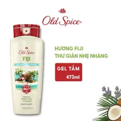 (Chính hãng) Sữa tắm dạng Gel Old Spice 473ml Fiji thơm mát Hàng Mỹ nhập khẩu full tem phụ