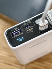 Pin sạc dự phòng 20000mah hãng Romoss kèm cáp tiện lợi, Dung lượng chuẩn, Tiêu chuẩn CCC mang trên máy bay