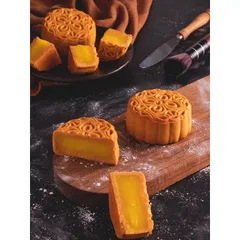 BÁNH TRUNG THU PHÚC TÂM AN - HỘP 4 CÁI - 150G (NHÂN THẬP CẨM, ĐẬU XANH, LÁ DỨA, KHOAI MÔN, SẦU RIÊNG, SỮA DỪA)