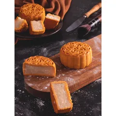 BÁNH TRUNG THU PHÚC TÂM AN - HỘP 4 CÁI - 150G (NHÂN THẬP CẨM, ĐẬU XANH, LÁ DỨA, KHOAI MÔN, SẦU RIÊNG, SỮA DỪA)