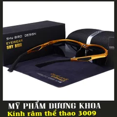 KÍNH RÂM THỂ THAO 3009 - Kính râm thể thao 3009 thiết kế nhẹ, bền, bảo vệ mắt tối đa và thoải mái cho người đeo 879696