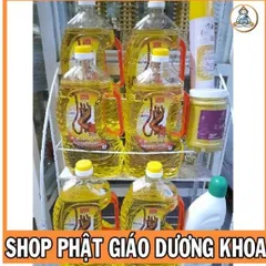 DẦU CÁT TƯỜNG LƯU LY LOẠI 2lit (CHÍNH XÁC 1L8 NẶNG 1200gr) - DẦU THẮP ĐÈN THỜ CÚNG  DƯƠNG KHOA SHOP HÓC MÔN