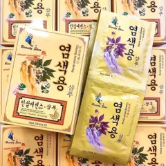 Gội đen tóc phủ bạc nhân sâm hộp 10 gói chính hãng 879949