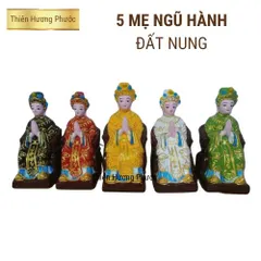 Tượng địa mẫu đất nung thờ cúng