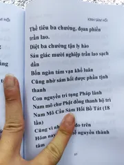 Combo 2 quyển 6 bài kinh tụng hàng ngày 338 trang và Kinh Sám hối 158 trang 880209