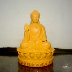 Tượng Đức Phật A Di Đà ngồi đài sen cao 15cm cực đẹp 880219