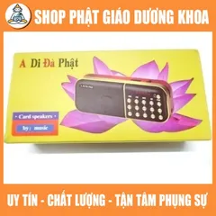 Máy nghe pháp A Di Đà Phật A100 - Loa mp3 A-100 đa năng nghe nhạc kinh phật đài FM - Loại 1 pin - thẻ nhớ - 3W DƯƠNG KHOA SHOP