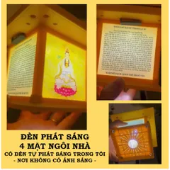 Máy Niệm Phật Năng Lượng Mặt Trời Ngôi Nhà, Có Đèn MỚI 880286