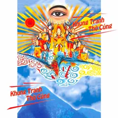 Tranh Mẹ Diêu Trì & Cửu Vị Tiên Nương + khung (Bảo hành gãy, vỡ) DƯƠNG KHOA SHOP HÓC MÔN