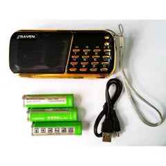 Trọn bộ máy nghe pháp Loa Đài CRAVEN CR-853, 3 Pin Siêu Khỏe, Nghe Pháp Niệm Phật (kèm sạc)
