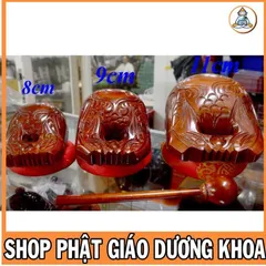 Mõ gỗ tụng Kinh nhiều cỡ