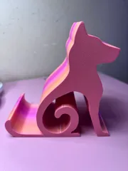 Giá Đỡ Điện Thoại Chú Chó In 3D Đa Sắc – KHẮC TÊN THEO YÊU CẦU làm quà tặng, decor góc làm việc siêu xinh