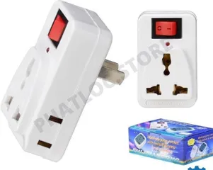 Phích cắm chuyển đổi đa năng MY-K4 1 ra 3, có công tắc, có đèn báo