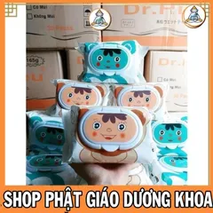 10 GÓI KHĂN ƯỚT AN TOÀN CHO BÉ DR.HIẾU 165G  DƯƠNG KHOA SHOP 880653
