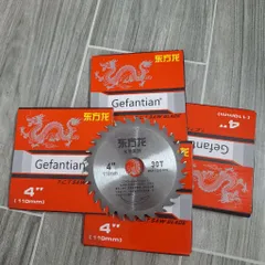 Lưỡi Cưa Gỗ Hợp Kim 110mm 30 Răng Gefantian – Lưỡi Cắt Gỗ 4 Inch, Cắt Mịn, Sắc Bền, Dùng Cho Máy Cắt Cầm Tay