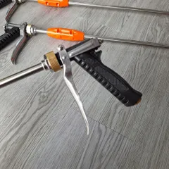 Súng Xịt Rửa Xe Áp Lực Cao Inox 304 Cán Kim Loại – Đầu Phun Điều Chỉnh Tia Nước, Có Nhiều Kích Thước 30cm/60cm/90cm