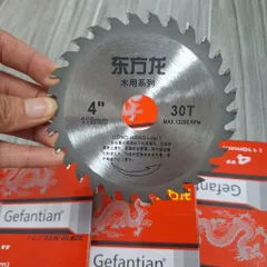 Lưỡi Cưa Gỗ Hợp Kim 110mm 30 Răng Gefantian – Lưỡi Cắt Gỗ 4 Inch, Cắt Mịn, Sắc Bền, Dùng Cho Máy Cắt Cầm Tay