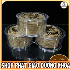 Nhang Trầm khoanh 4 giờ 1 hộp có 30 khoanh mùi thơm dễ chịu khi sử dụng, có hoả tốc