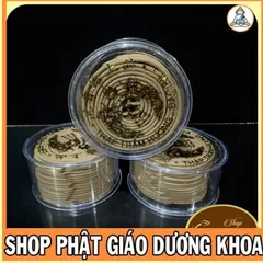 Nhang Trầm khoanh 4 giờ 1 hộp có 30 khoanh mùi thơm dễ chịu khi sử dụng, có hoả tốc
