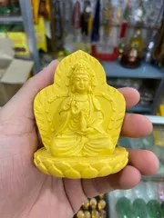 Tượng Quan Âm 2 Mặt Để Xe 12cm