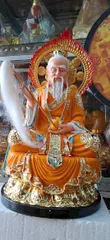 Tượng Tam Vị Thánh Tổ,Tam Thanh Đạo Tổ - Đạo Giáo12in cao 31cm (dt600)
