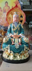 Tượng Tam Vị Thánh Tổ,Tam Thanh Đạo Tổ - Đạo Giáo12in cao 31cm (dt600)