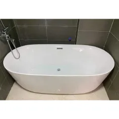 Bồn tắm Oval Cạnh Mỏng nhựa Acrylic- Hãng Regalbath RB-1m5, 1m6, 1m7