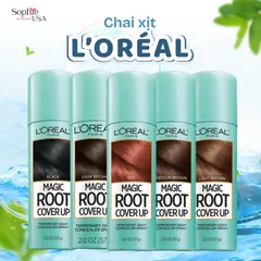 (HOẢ TỐC) XỊT  NHUỘM TÓC PHỦ BẠC CHÂN TÓC L’Oreal Paris Magic Retouch -75ml