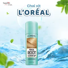 (HOẢ TỐC) XỊT  NHUỘM TÓC PHỦ BẠC CHÂN TÓC L’Oreal Paris Magic Retouch -75ml