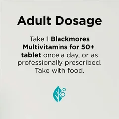 Blackmores Multivitamin For 50+ Sustained Release - Hỗ trợ sức khỏe mắt tăng cường chức năng hệ thần kinh chính hãng Úc
