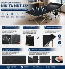 Giường Gấp Văn Phòng Nikita NKT – 132