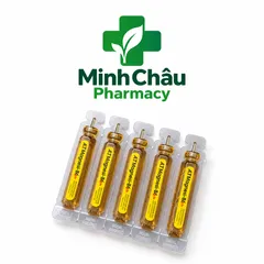 AT Magnesi-B6 Plus giúp bổ sung magie và vitamin B6 giảm trằn trọc quấy đêm cho bé dạng ống uống Hộp 30 ống x 10ml