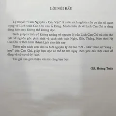 Lý Thuyết Tam Nguyên Cửu Vận & Nguyên Lý Dự Báo Cổ