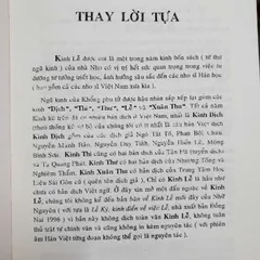 Kinh Lễ – Khổng Tử