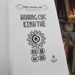 Hoàng Cực Kinh Thế - Thiệu Khang Tiết