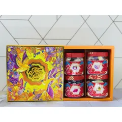 Hộp Qùa Tết combo 4 món trái cây sấy Ximafarm