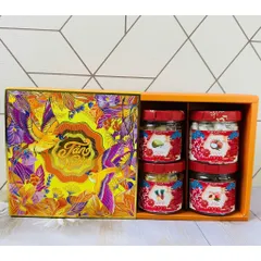 Hộp Qùa Tết combo 4 món trái cây sấy Ximafarm
