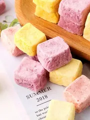 SỮA CHUA SẤY GIÒN VỊ TRÁI CÂY TỰ NHIÊN Hũ 100G  |CÔNG NGHỆ SẤY THĂNG HOA | ĂN VẶT NHÀ DẤU
