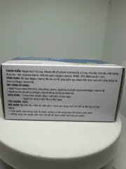 Magnesi B6 bổ sung vitamin B6 và Magnesi 100viên Magnesi B6 HT