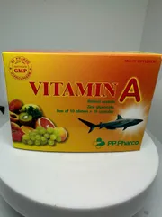  Vitamin A hỗ trợ sáng mắt giảm khô và mỏi mắt, hộp 100 viên (hàng date mới)