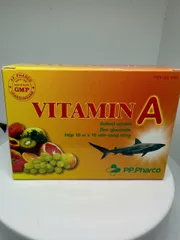  Vitamin A hỗ trợ sáng mắt giảm khô và mỏi mắt, hộp 100 viên (hàng date mới)
