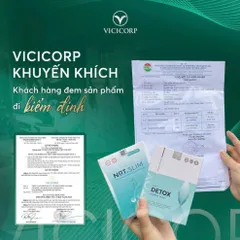 Giảm Cân Nat.Slim X3 Chính Hãng ViCiCorp, Nat Slim X3 Giảm Cân dành cho cơ địa khó giảm tặng kèm Detox