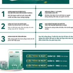 Giảm Cân NAT Slim  Chính Hãng Vicicorp DUMI STORE Natslim Giúp Giảm Cân Hiệu Quả Giảm 2-3 Kg Sau 15 Ngày