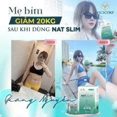 Giảm Cân NAT Slim  Chính Hãng Vicicorp DUMI STORE Natslim Giúp Giảm Cân Hiệu Quả Giảm 2-3 Kg Sau 15 Ngày