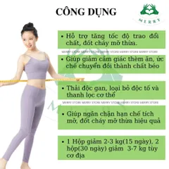 Giảm Cân NAT SLIM Chính Hãng Vicicorp MERRY STORE Giúp Giảm Cân An Toàn Hiệu Qủa giảm 2-3 Kg Sau 15 Ngày Sử Dụng