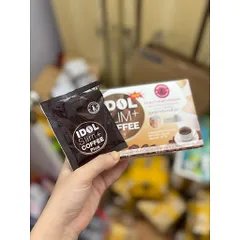 Cà Phê IDO SLIN Coffee tan mỡ cực mạnh, giảm béo giữ dáng hộp 10 gói nâu -Sét dưỡng ốc sên