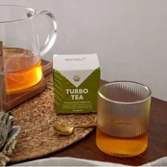 Trà thảo mộc YOO GO Turbo Tea siberian, Hỗ trợ giảm cân , cải thiện hệ tiêu hóa - hộp 30 gói