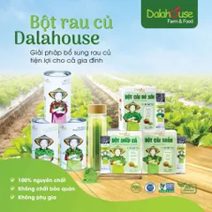 Bột cần tây nguyên chất Dalahouse hỗ trợ giảm cân, cao huyết áp hiệu quả hộp 60gr