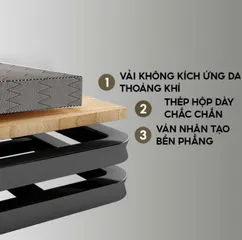 Giường gấp gọn tiện lợi NIKITA NKT-Q137 – mẫu mới 2024